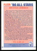 1990-91 Fleer All-Stars Michael Jordan #5