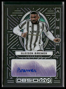 2022-23 Panini Obsidian Aurora Electric Etch Purple Gleison Bremer /50 AU