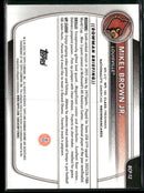 2025-26 Bowman Chrome Prospects Yellow Mojo Refractor Mikel Brown Jr. /75