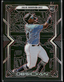 2022 Panini Chronicles Obsidian Red Julio Rodriguez #/25 #27