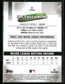 2026 Finest Pink Mini-Diamond Refractors Jac Caglianone RC #/250 #1