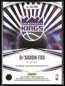 2023-24 Panini Phoenix Stellar Signatures Gold De'Aaron Fox #/10 AU #SS-FOX