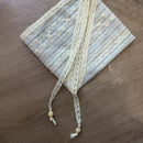 Embroidered Lace-trimmed Floral Silk Scarf