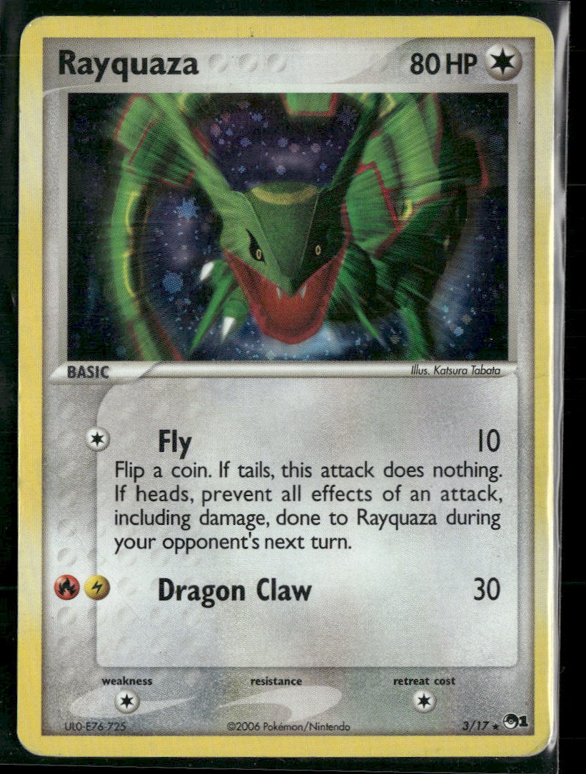 Blister Exclusives Rayquaza #003/017 Damaged