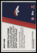 2012 Topps NFL Captains Patches Peyton Manning #NCP-PM