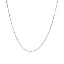 14k Rose Gold Classic Box Chain 0.6mm