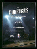 2025-26 Finest Finishers Sky Blue Refractor Victor Wembanyama #/150 #FI-1