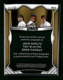 2026 Leaf Metal Triple Autographs John Smoltz / Tom Glavine / Greg Maddux /10