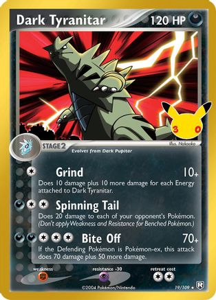 Dark Tyranitar 019/null - ME 30th Celebration Classic Collection Holofoil