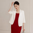 Five-Quarter-Sleeve Versatile Short Blazer For Women