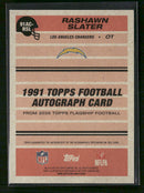 2026 Flagship 1991 Topps Football Au Green Rashawn Slater #/99 AU #91AC-RSL