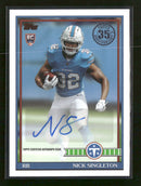 2026 Topps Flagship 1991 Football Rookie AU Nick Singleton #91FRA-NS