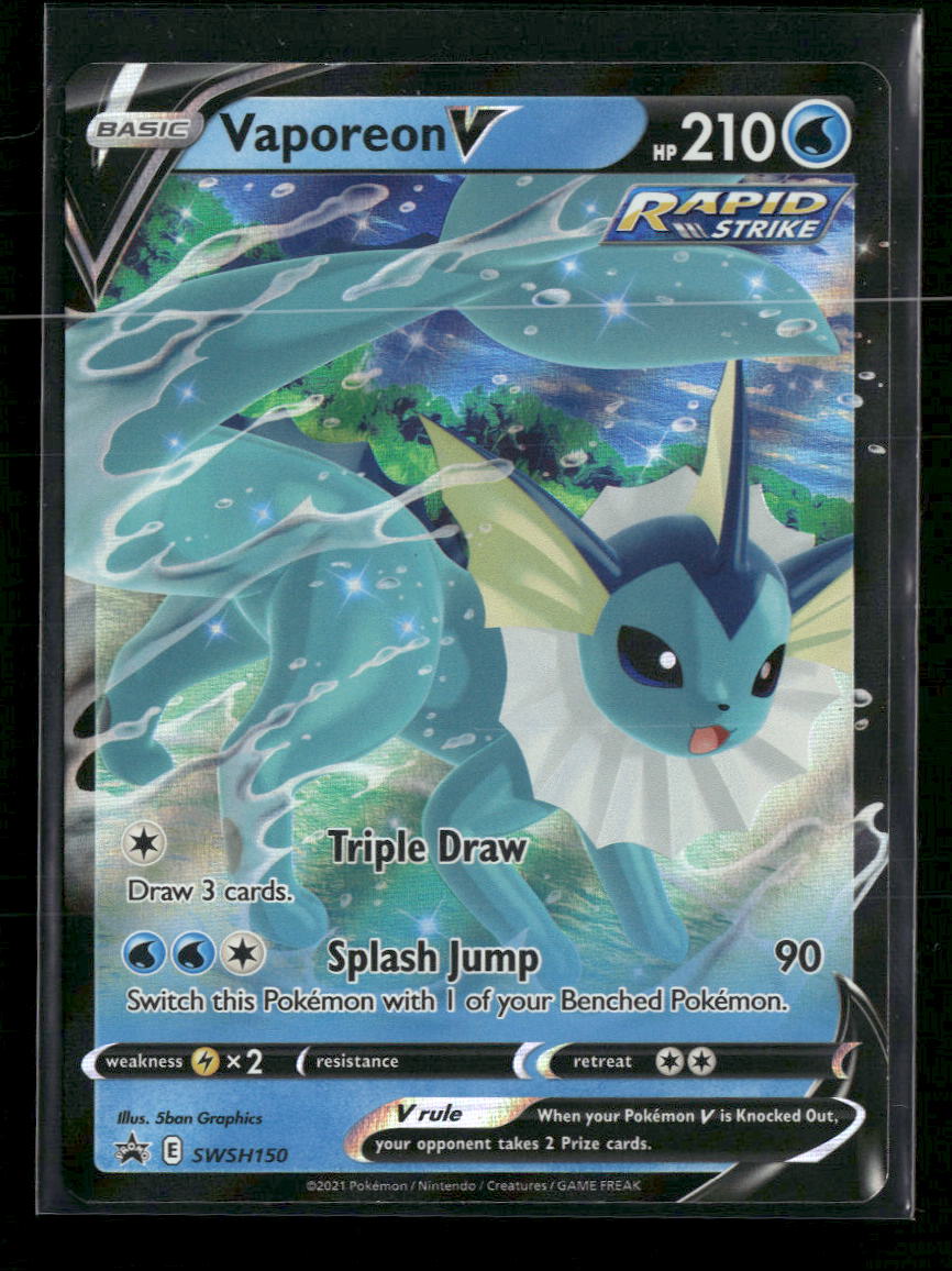 SWSH: Sword & Shield Promo Cards Vaporeon V #SWSH150