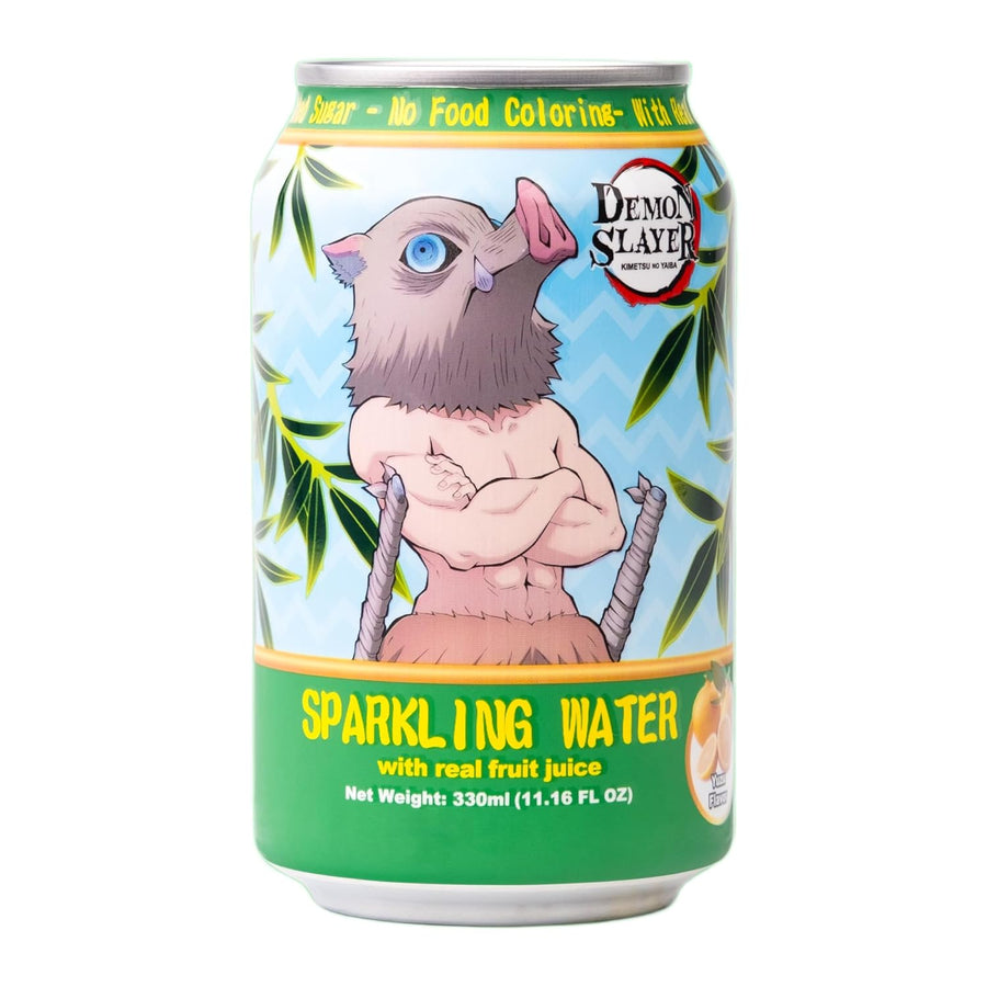 Demon Slayer Yuzu Sparkling Water 11.16oz Inosuke Hashibira - Kimetsu no Yaiba Collectible Drink