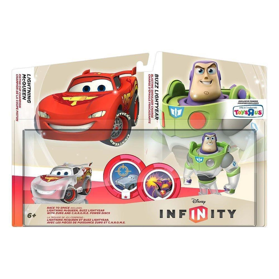 Disney Infinity: Race To Space Pack: Crystal Lightning McQueen And Buzz Lightyear (Toys)