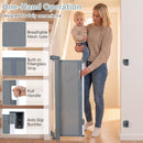 Retractable Baby & Dog Gate 71" Wide with Safety Lock