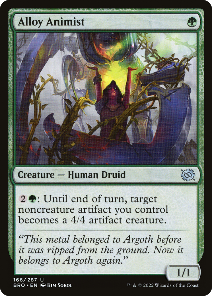 Alloy Animist (BRO-166) - The Brothers' War Foil