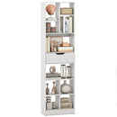 71inch Tall Freestanding Bookcase with Drawer 10-Cube Storage Organizer