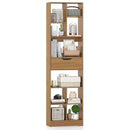 71inch Tall Freestanding Bookcase with Drawer 10-Cube Storage Organizer