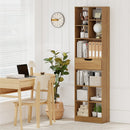 71inch Tall Freestanding Bookcase with Drawer 10-Cube Storage Organizer