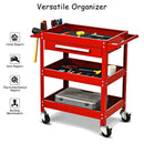 Rolling Tool Cart Mechanic Cabinet Storage ToolBox Organizer with Drawer