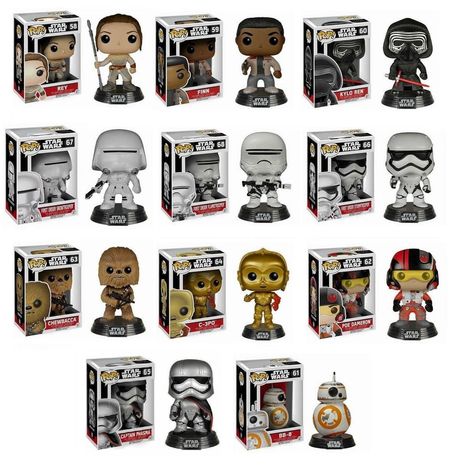 Funko POP! Star Wars Mystery Pack - 6 Random Stylized Vinyl Bobble