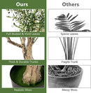 6 Feet Artificial Olive Tree in Cement Pot