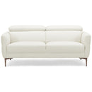 72.5 Inch Modern Fabric Loveseat Sofa Couch with Adjustable Headrest