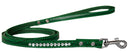 Dog, Puppy & Pet Designer Croc Leash, "One Row Clear Crystal"