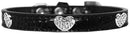 Dog, Puppy & Pet Designer Croc Collar, "Crystal Heart"