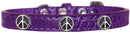 Dog, Puppy & Pet Designer Croc Widget Collar, "Peace Sign"