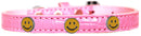 Dog, Puppy & Pet Designer Croc Widget Collar, "Happy Face"
