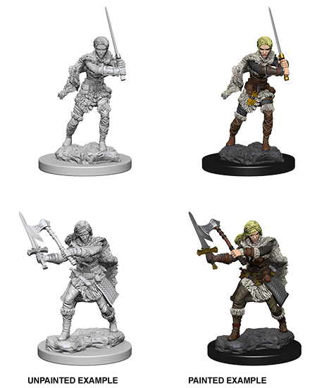 D&D: Nolzur's Marvelous Miniatures - Human Female Barbarian