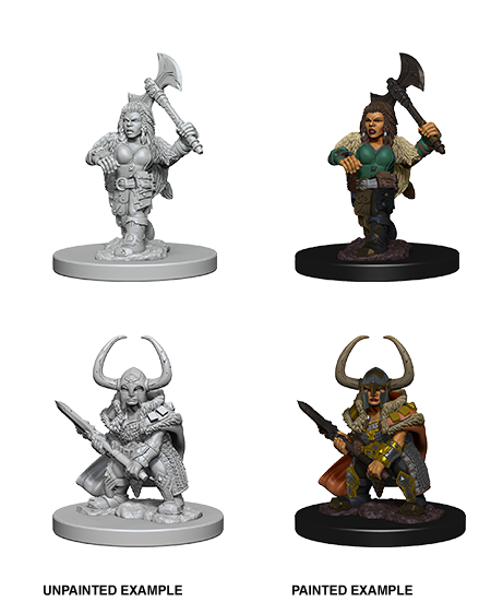 D&D: Nolzur's Marvelous Miniatures - Dwarf Female Barbarian