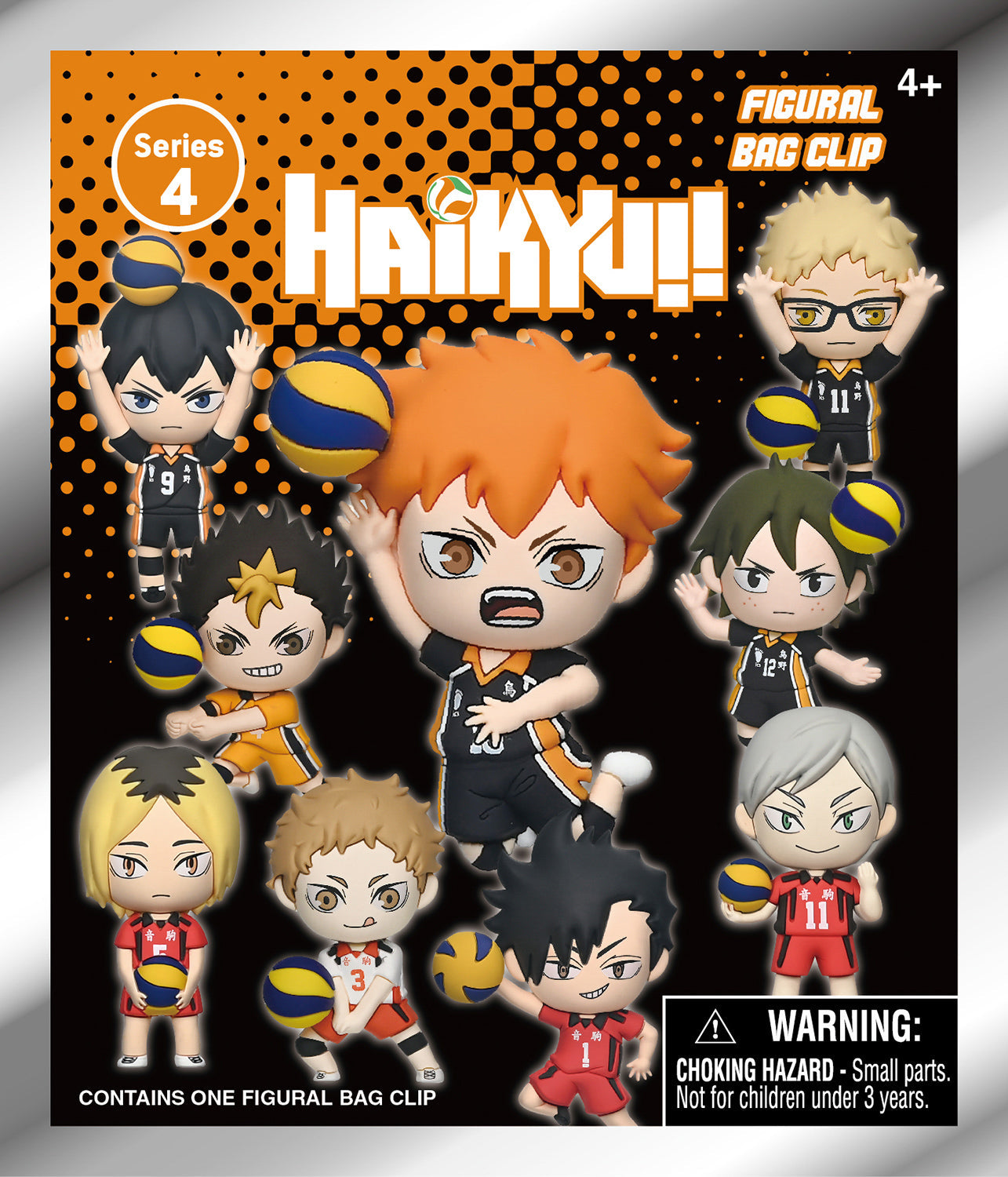 black crows anima アニマ 176 BDシール キングピン13 Haikyuu!! 3D Foam Bag Clip Series 4 Blind Bag - Official Anime