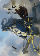 Skybeast Tracker // Skybeast Tracker (AWOE-027) - Wilds of Eldraine Art Series (Borderless) Foil
