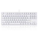 87-Key Mechanical Keyboard with Green Switches - Desktop Non-Punch Design