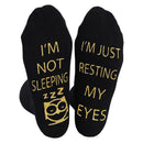 Creative Foot Letter Non-slip Knee-high Sports Socks
