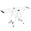 72.5 Inches Clothes Drying Rack with Height Adjustable Wings