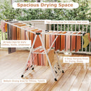 72.5 Inches Clothes Drying Rack with Height Adjustable Wings