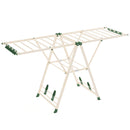 72.5 Inches Clothes Drying Rack with Height Adjustable Wings