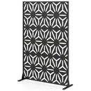 Metal Privacy Screen 72"H x 48"W Freestanding Fence Panel
