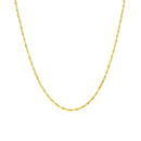 10k Yellow Gold Singapore Chain 1.0mm