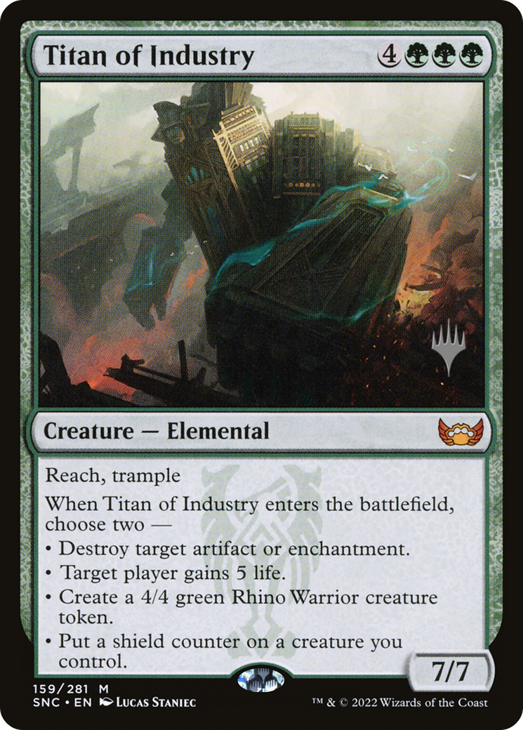 Titan of Industry (PPSNC-159P) - Streets of New Capenna Promos Foil