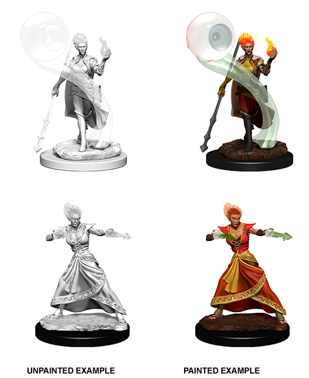 D&D: Nolzur's Marvelous Miniatures - Fire Genasi Female Wizard