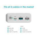 30000mAh ROMOSS Sense 8+ Power Bank QC Fast Charging