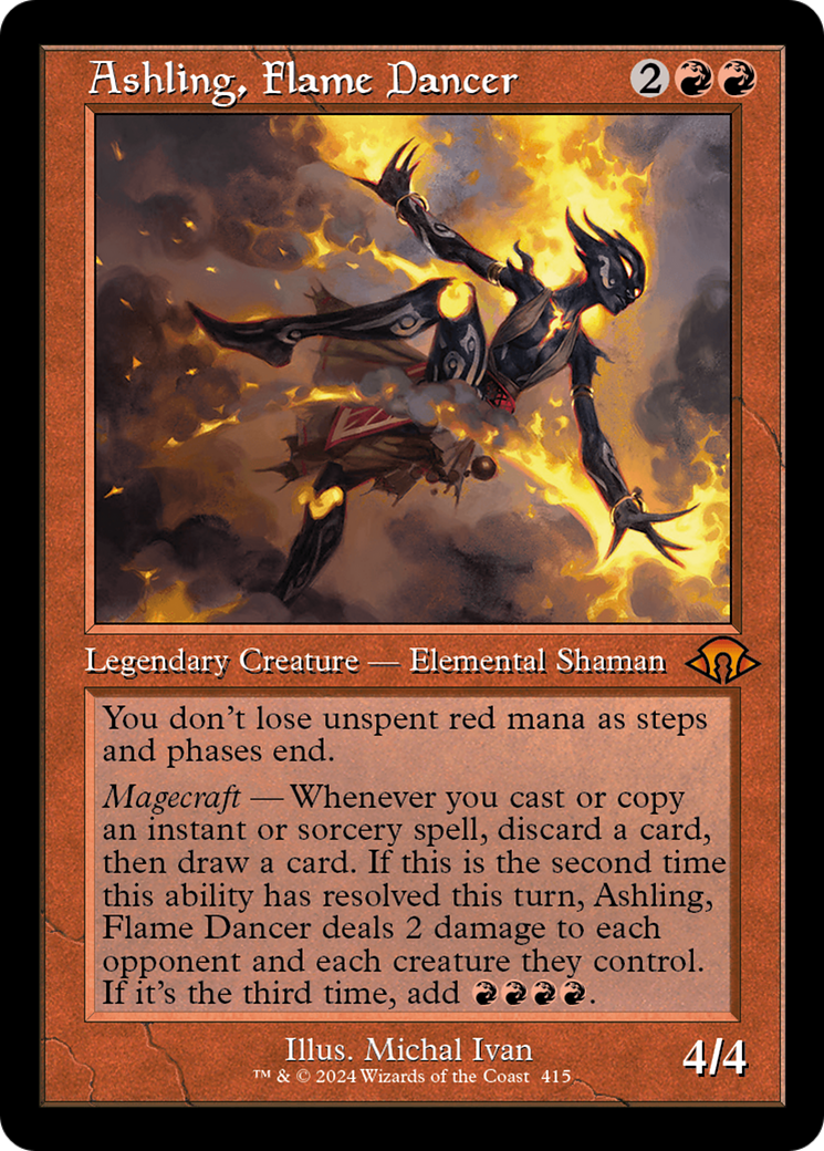 Ashling, Flame Dancer (Retro Frame) (MH3-415) - Modern Horizons 3