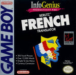 InfoGenius Productivity Pak: Berlitz French Translator (Gameboy)