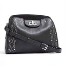 Calvin Klein Clementine Mercury Leather and Celestial Stud Embellished Crossbody