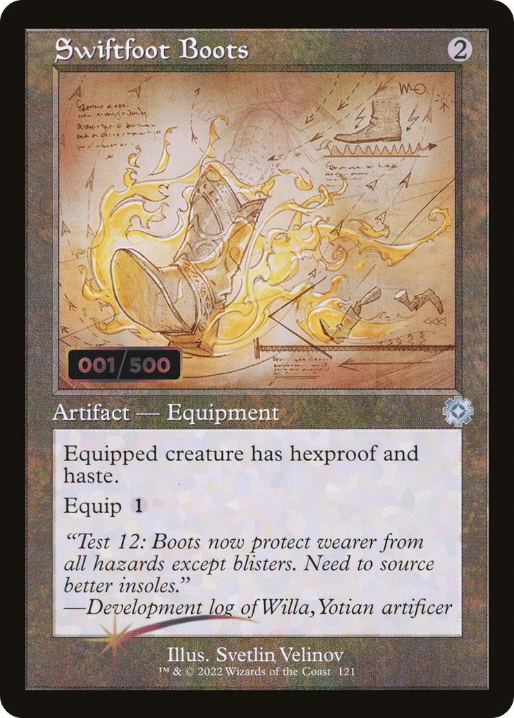 Swiftfoot Boots (BRR-121) - The Brothers' War Retro Artifacts Foil